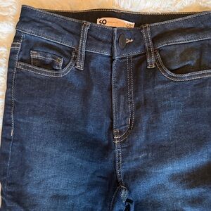 SO Indigo High Rise Flare Jeans